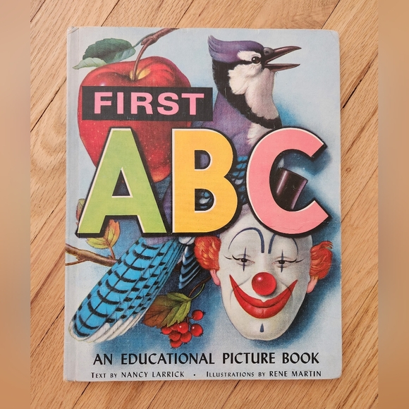 Vintage First ABC Hardcover Book 1960s